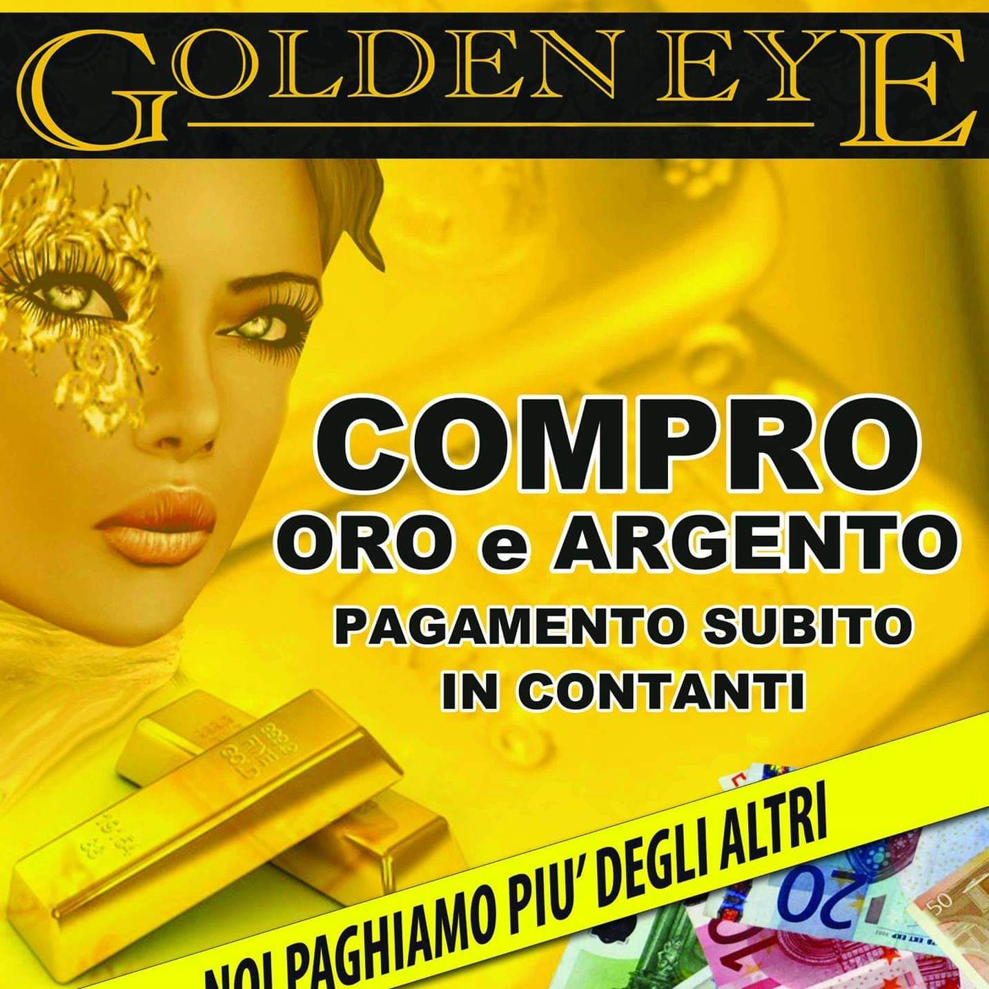 GOLDENEYE compro oro e argento